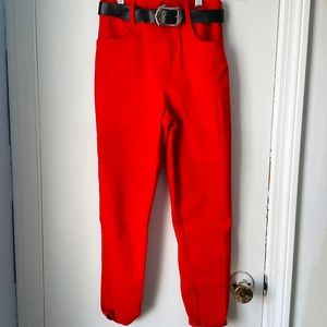 Girls vintage PJS skinny high rise jeans